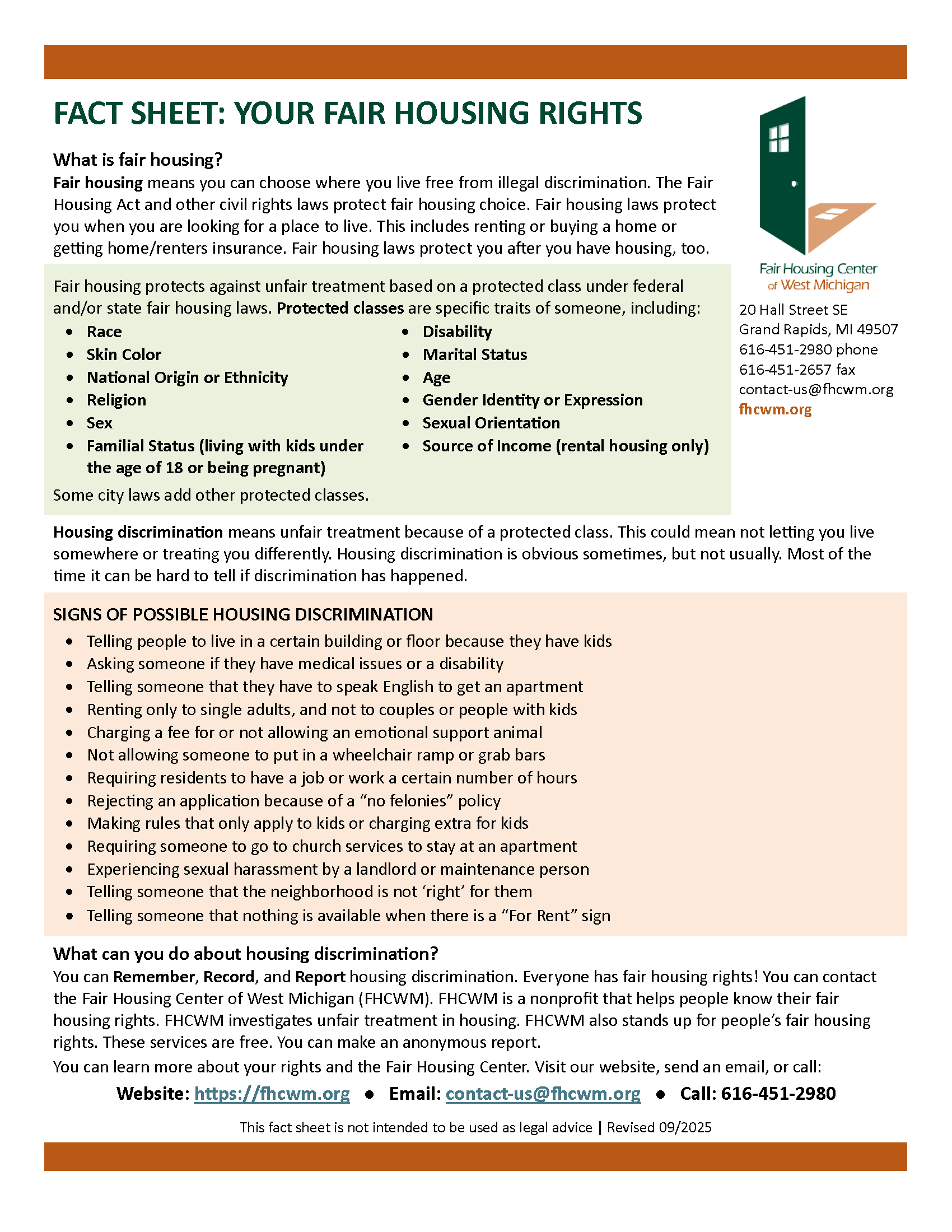 For Families | Fair Housing Center of West Michigan